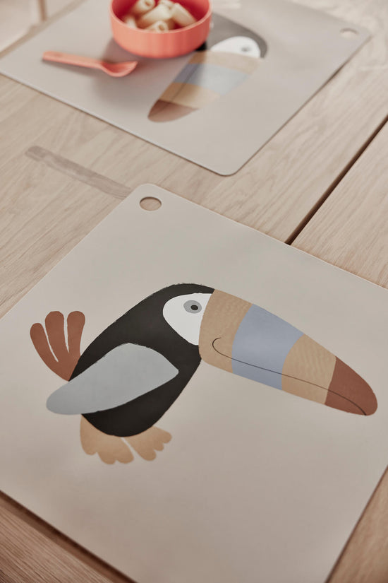 OYOY MINI Placemat Toucan Placemat 306 Clay