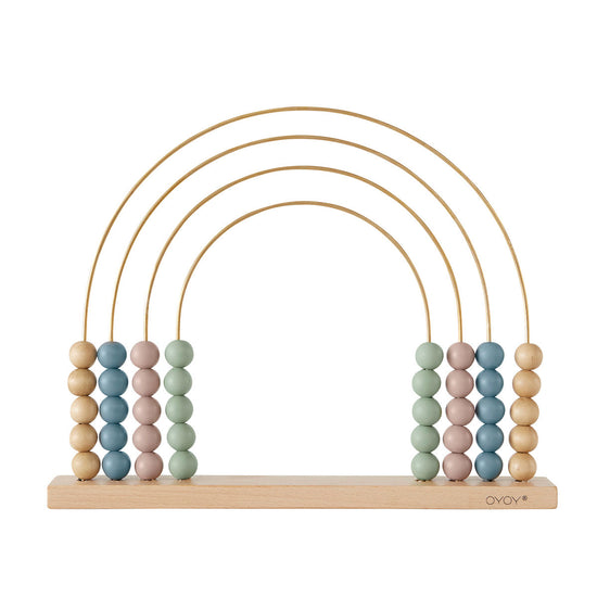 OYOY MINI Abacus Rainbow Toy 901 Nature