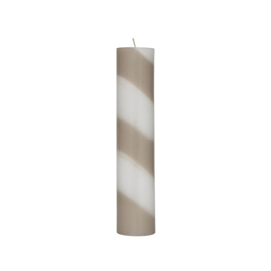 OYOY LIVING Candy Candle Christmas 306 Clay / White