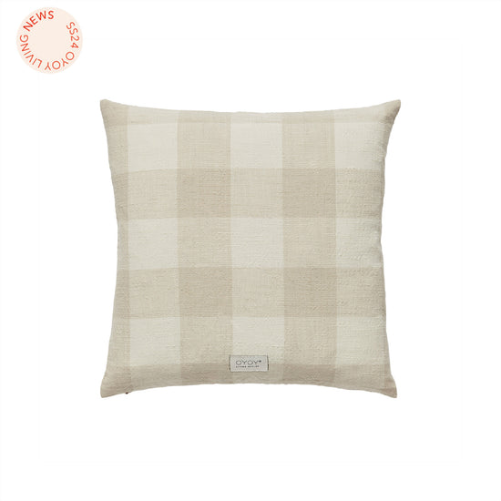 OYOY LIVING Chess Cushion Cover Square Cushion Cover 306 Clay