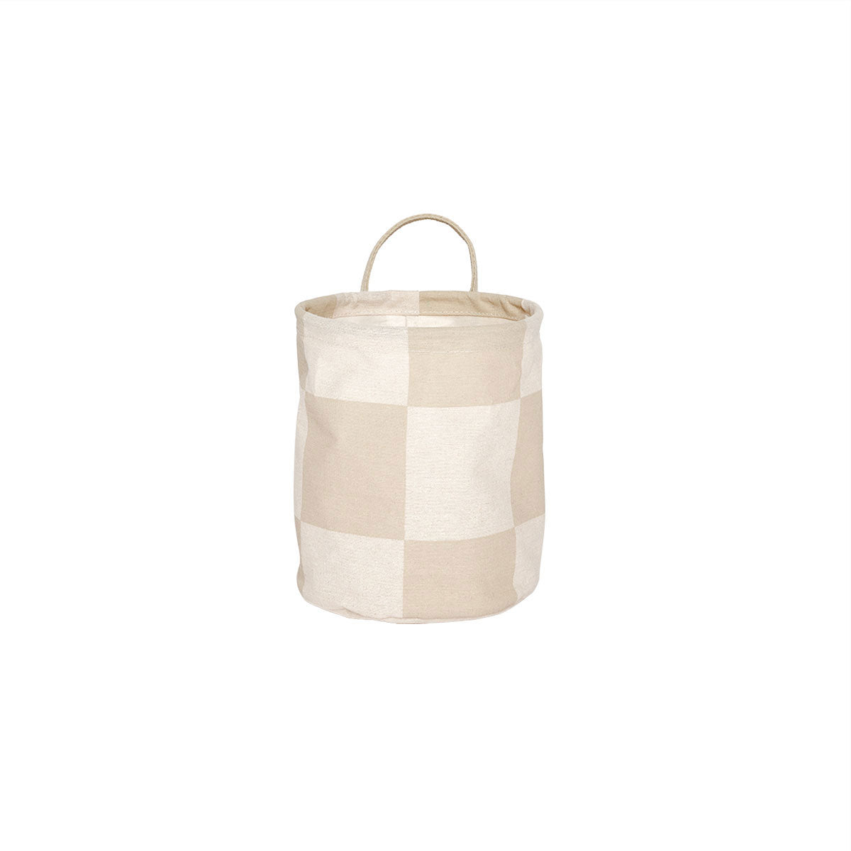 Indlæs billede i Gallery viewer, OYOY LIVING Chess Laundry/Storage Basket - Small Storage 306 Clay / Offwhite
