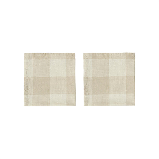 OYOY LIVING Chess Napkin - Pack of 2 Napkin 306 Clay