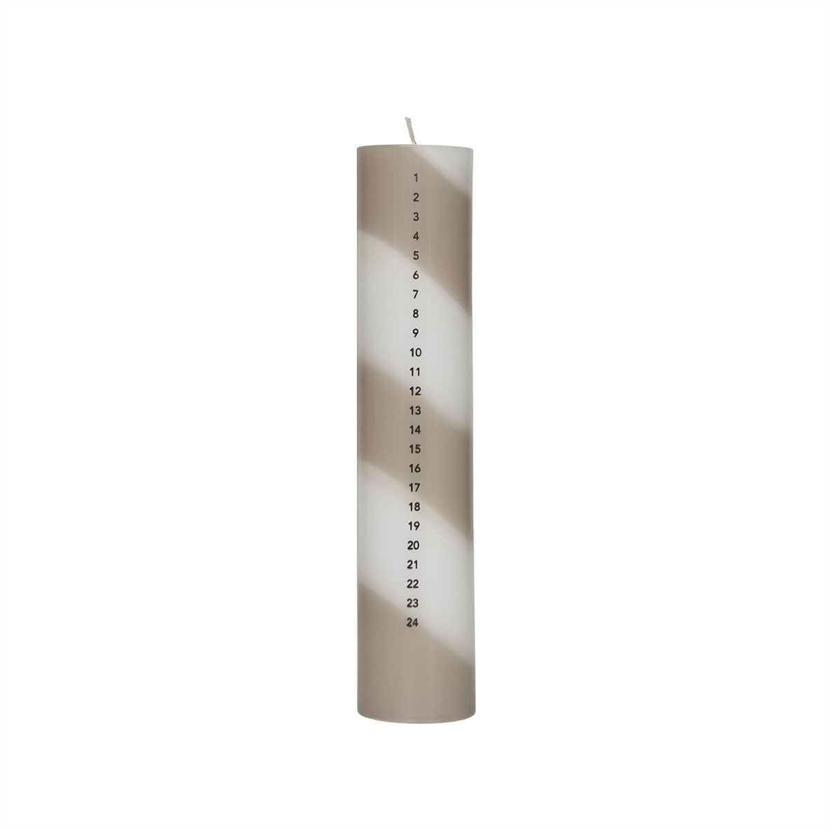 Indlæs billede i Gallery viewer, OYOY LIVING Christmas Calendar Candle Christmas 306 Clay / White
