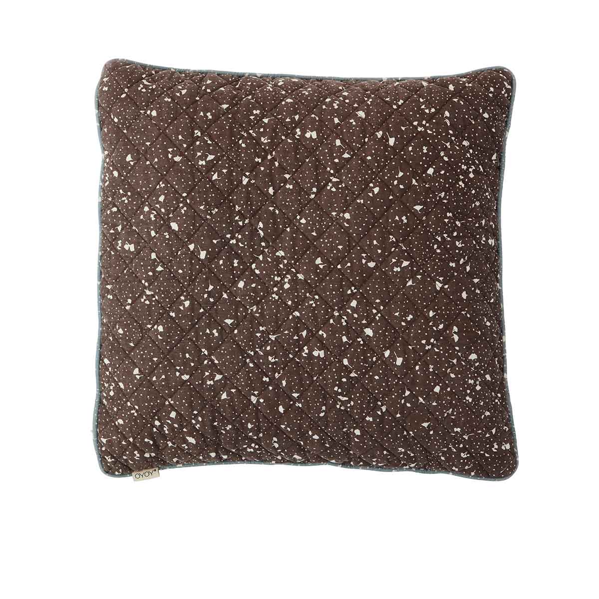 OYOY LIVING Cushion Aya Quilted Cushion 301 Brown / Offwhite