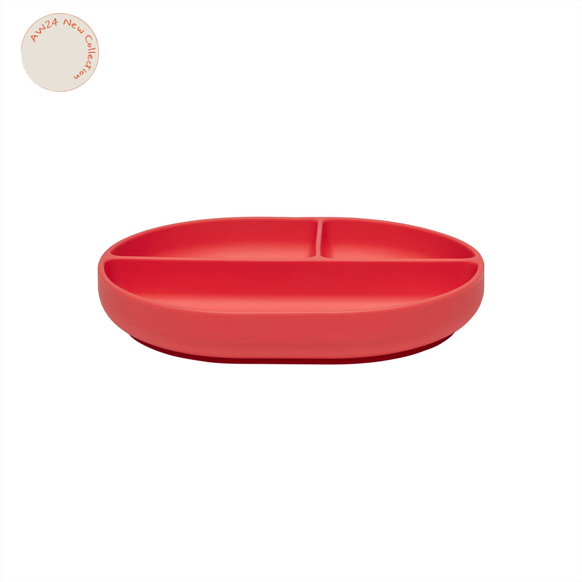 OYOY MINI Enkei Suction Plate Dining Ware 405 Cherry Red