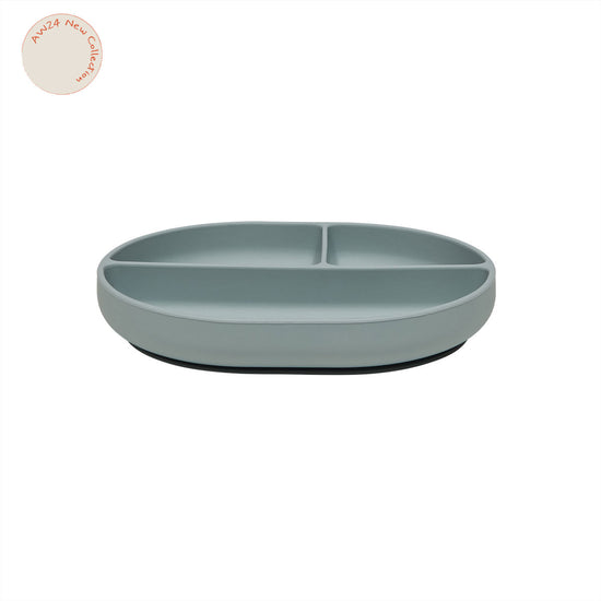 OYOY MINI Enkei Suction Plate Dining Ware 608 Dusty Blue