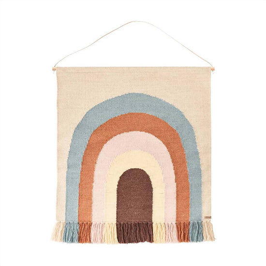 OYOY MINI Follow The Rainbow Wall Rug Wallhanger 908 Multi