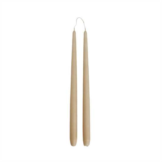 Laden Sie das Bild in den Galerie-Viewer, OYOY LIVING Fukai Candles - Large - Pack of 2 Candle 302 Camel
