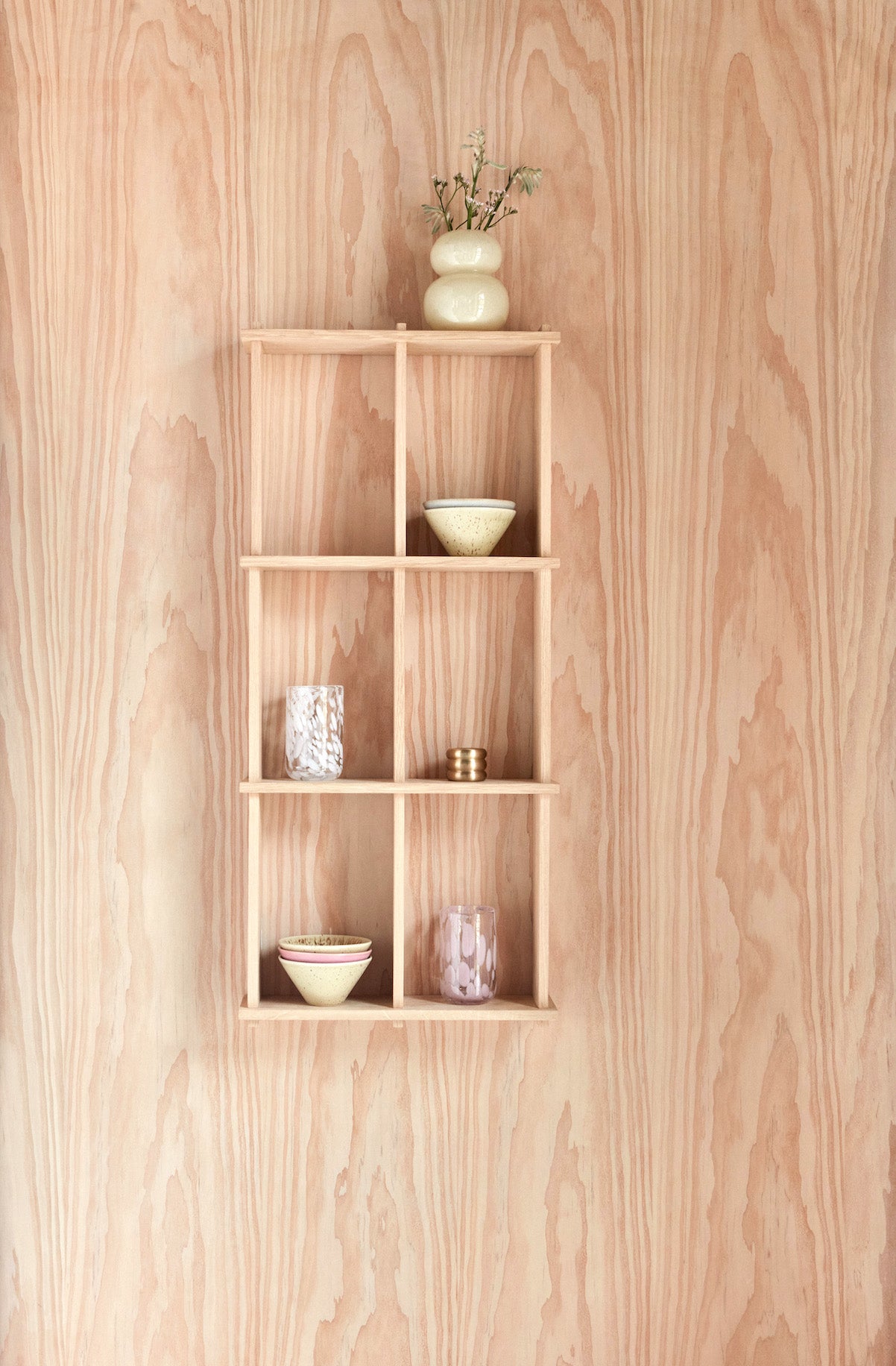 OYOY LIVING Grid Shelf - Small Shelf 901 Nature