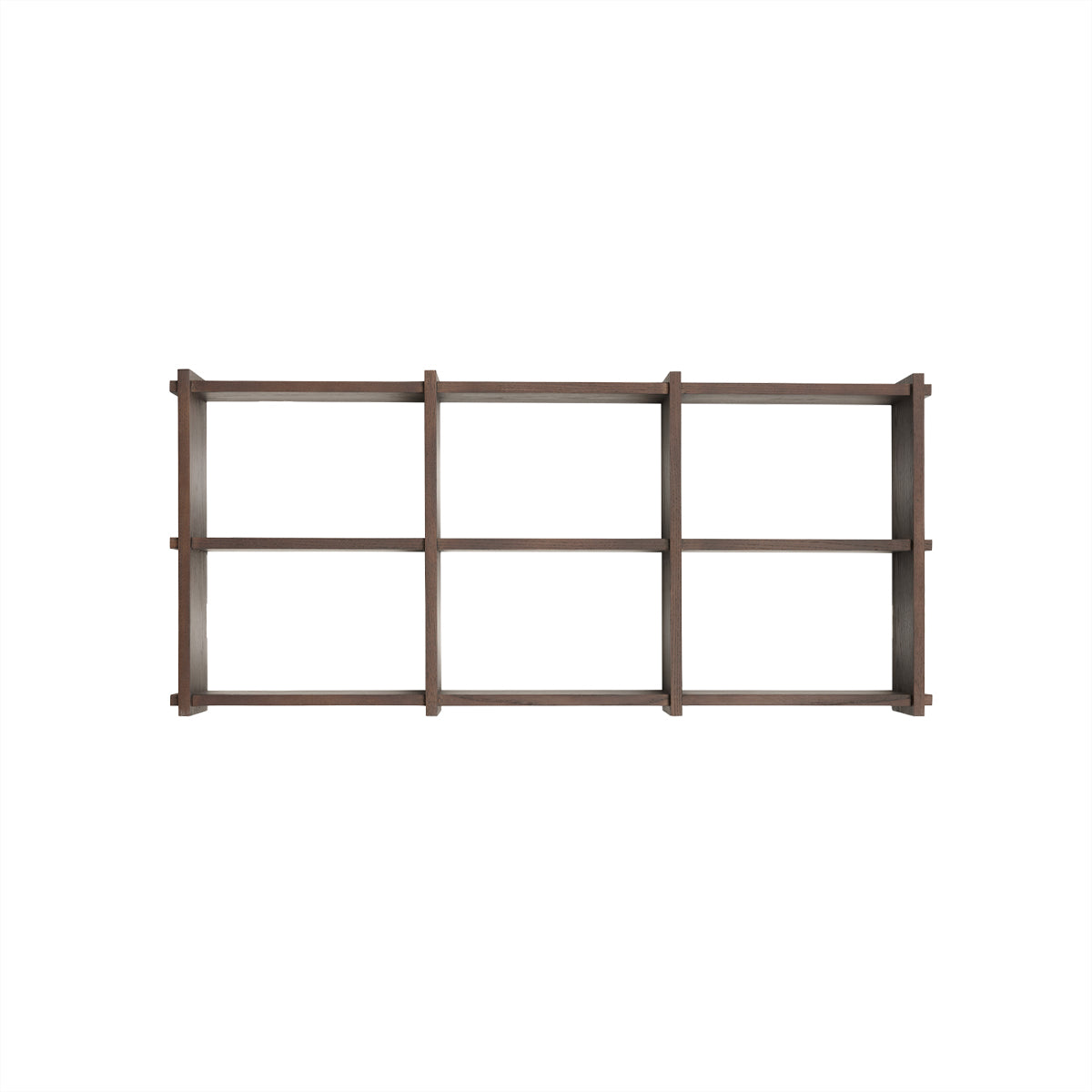 OYOY LIVING Grid Shelf - Small Shelf 901 Dark Nature