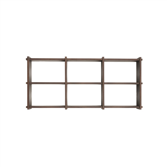 OYOY LIVING Grid Shelf - Small Shelf 901 Dark Nature