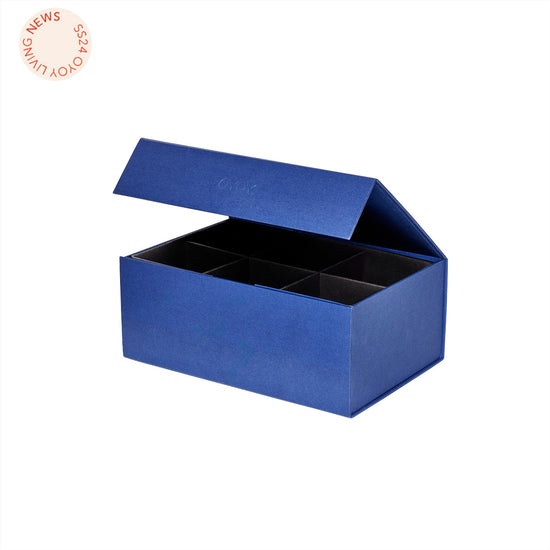 OYOY LIVING Hako Jewelry Storage Box Storage 609 Optic Blue