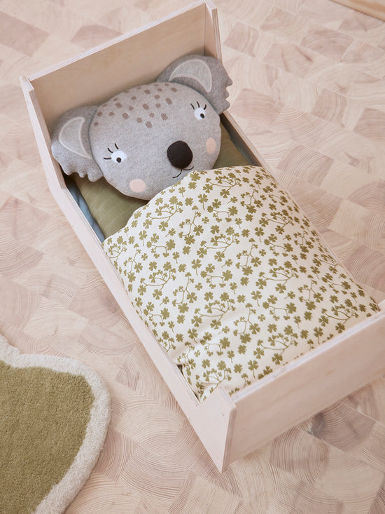 OYOY MINI Iro Doll Bedding With Mattress Accessories - MINI 706 Olive
