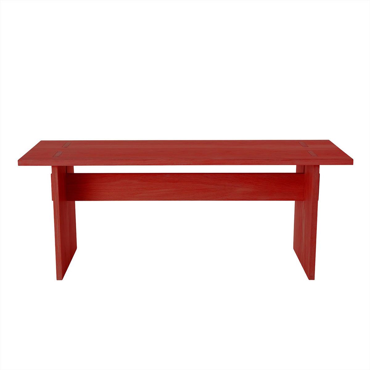 OYOY LIVING Kotai Bench Wooden Bench 405 Cherry Red