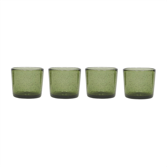 OYOY LIVING Kuki Glass - Pack of 4 Glass 701 Green