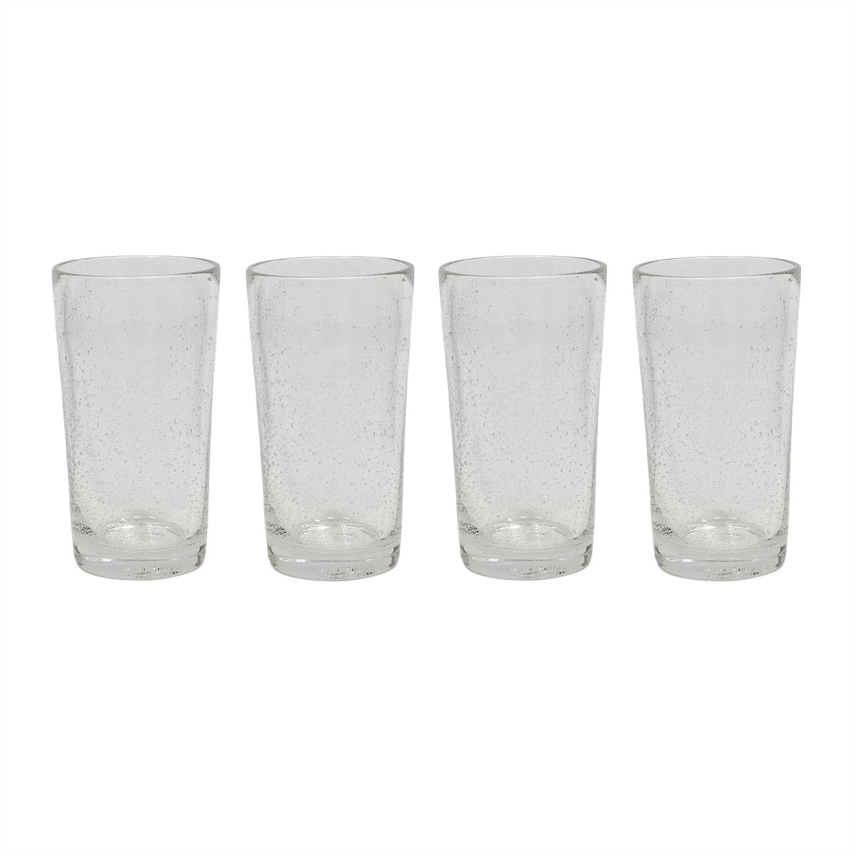 OYOY LIVING Kuki Highball Glass - Pack of 4 Glass 902 Clear