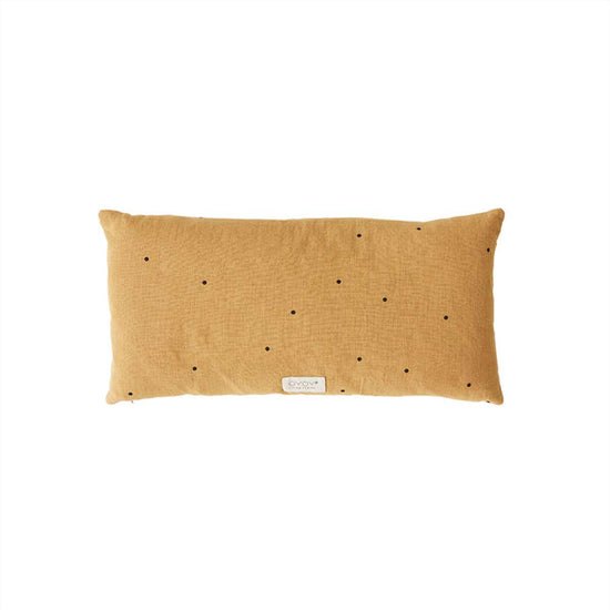 Indlæs billede i Gallery viewer, OYOY LIVING Kyoto Dot Cushion Cover Long Cushion Cover 304 Curry
