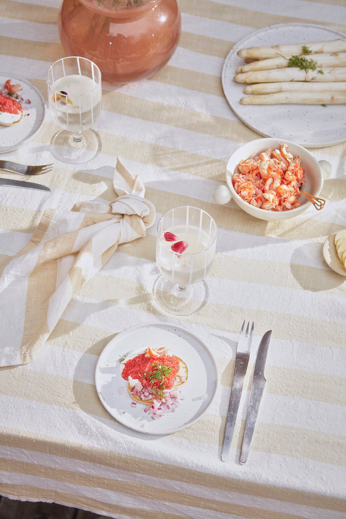 Striped Tablecloth - 200X140 Cm