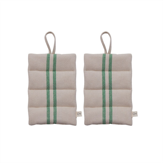 OYOY LIVING Linu Potholder - Pack of 2 Potholder 701 Green