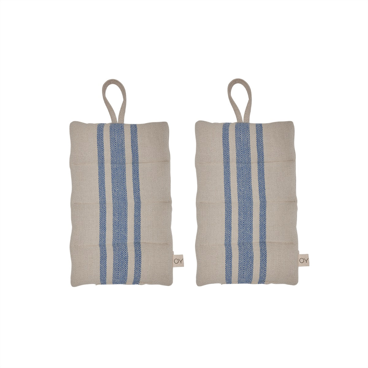 OYOY LIVING Linu Potholder - Pack of 2 Potholder 601 Blue