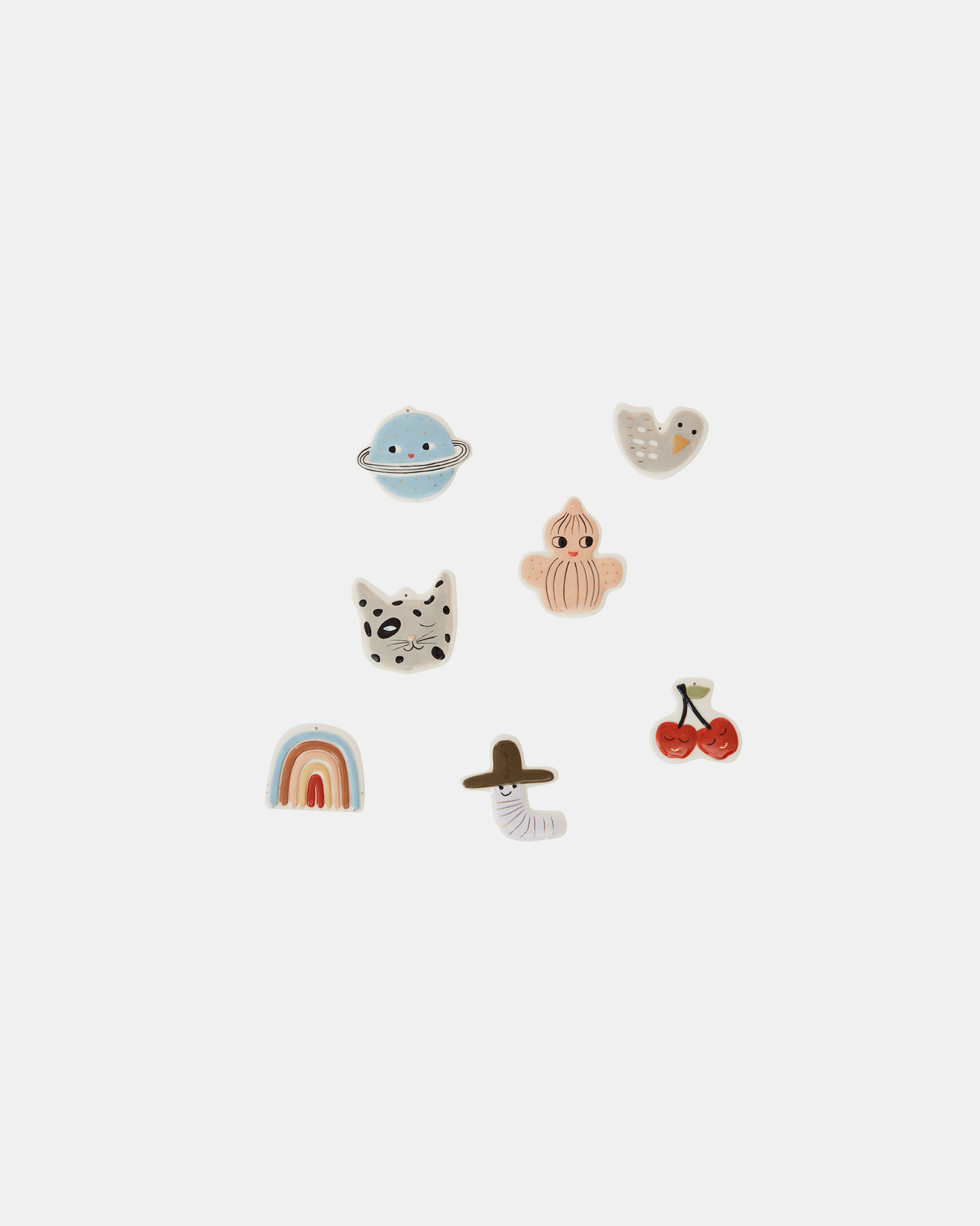 Ceramic Figures - Pack of 7