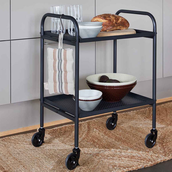 OYOY LIVING Maki Trolley - Small Furniture 206 Black