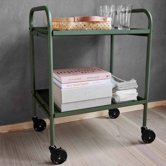 OYOY LIVING Maki Trolley - Small Furniture 706 Olive