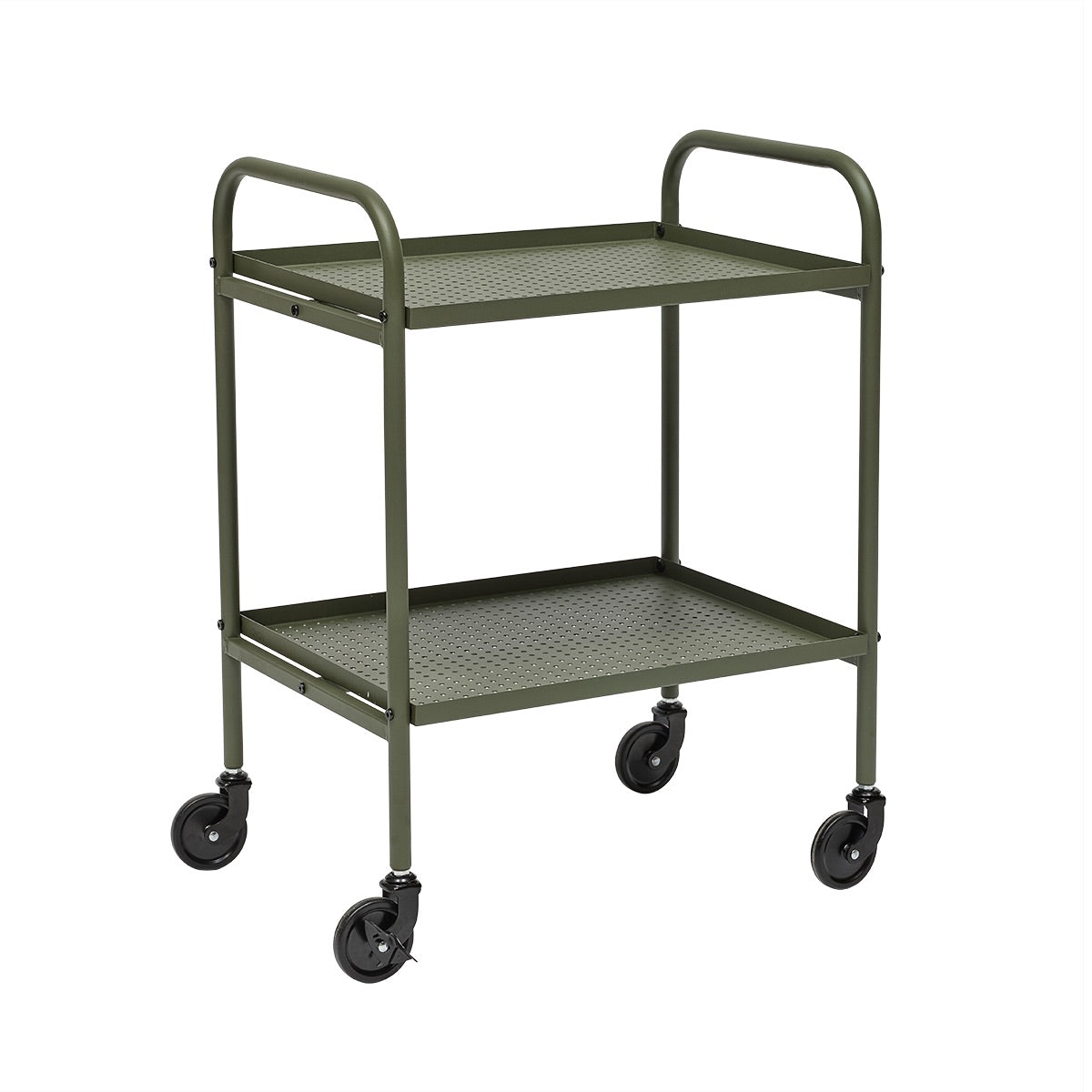 OYOY LIVING Maki Trolley - Small Furniture 706 Olive