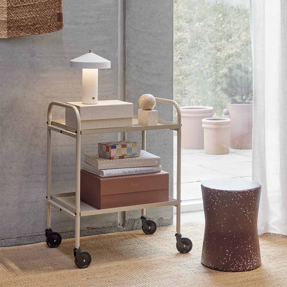 OYOY LIVING Maki Trolley - Small Furniture 306 Clay