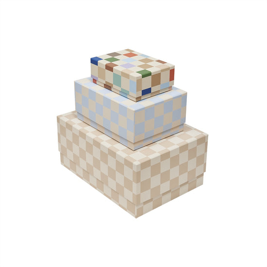 OYOY MINI Mana Storage Box Mix - Set of 3 Storage 908 Multi