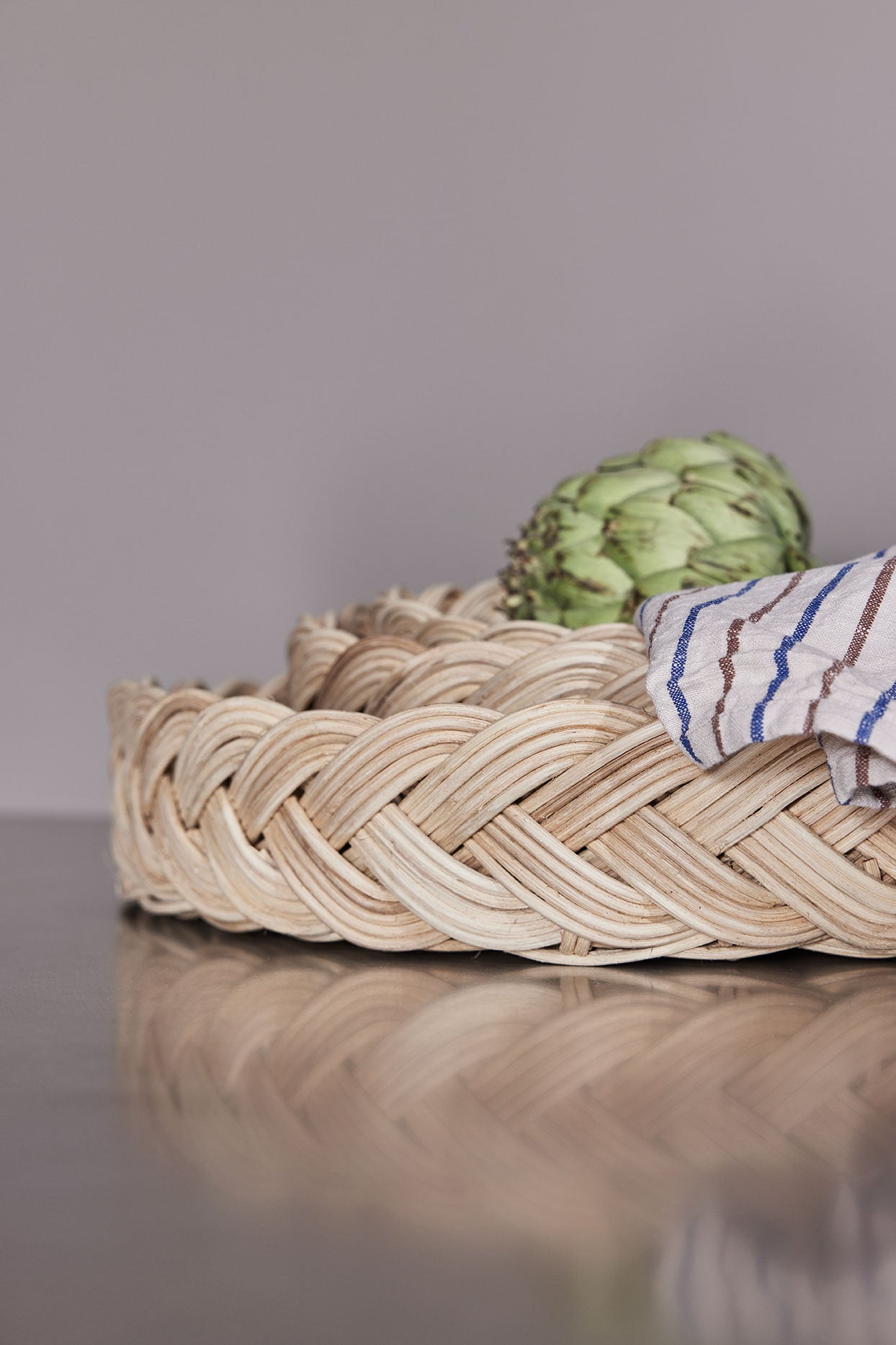 OYOY LIVING Maru Bread Basket - Medium Bread Basket 901 Nature