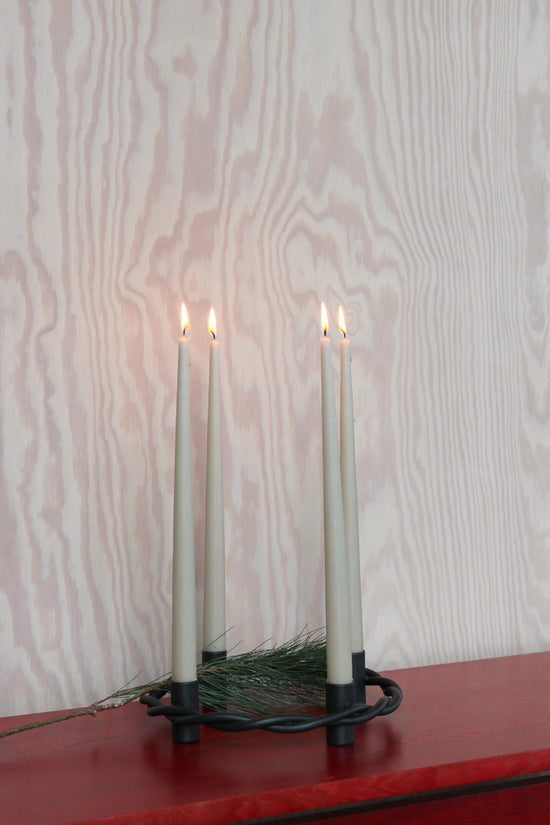 OYOY LIVING Mellow Advent Candleholder Christmas 209 Gunmetal