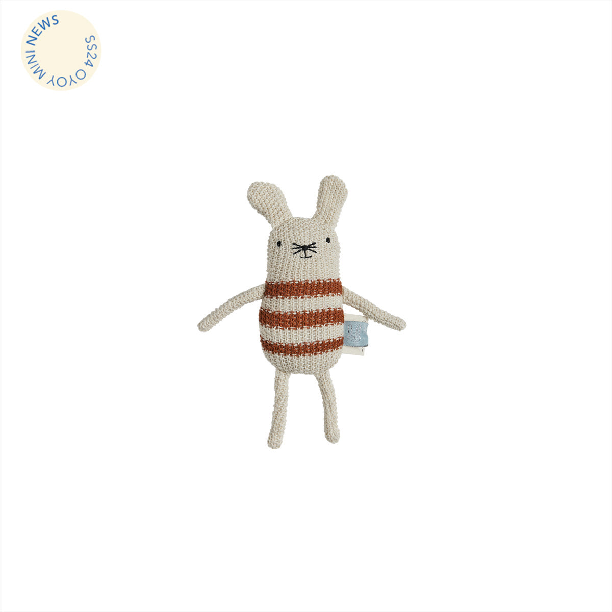 Indlæs billede i Gallery viewer, OYOY MINI Musetti Mouse Rattle Soft Toys 102 Off White / Melange
