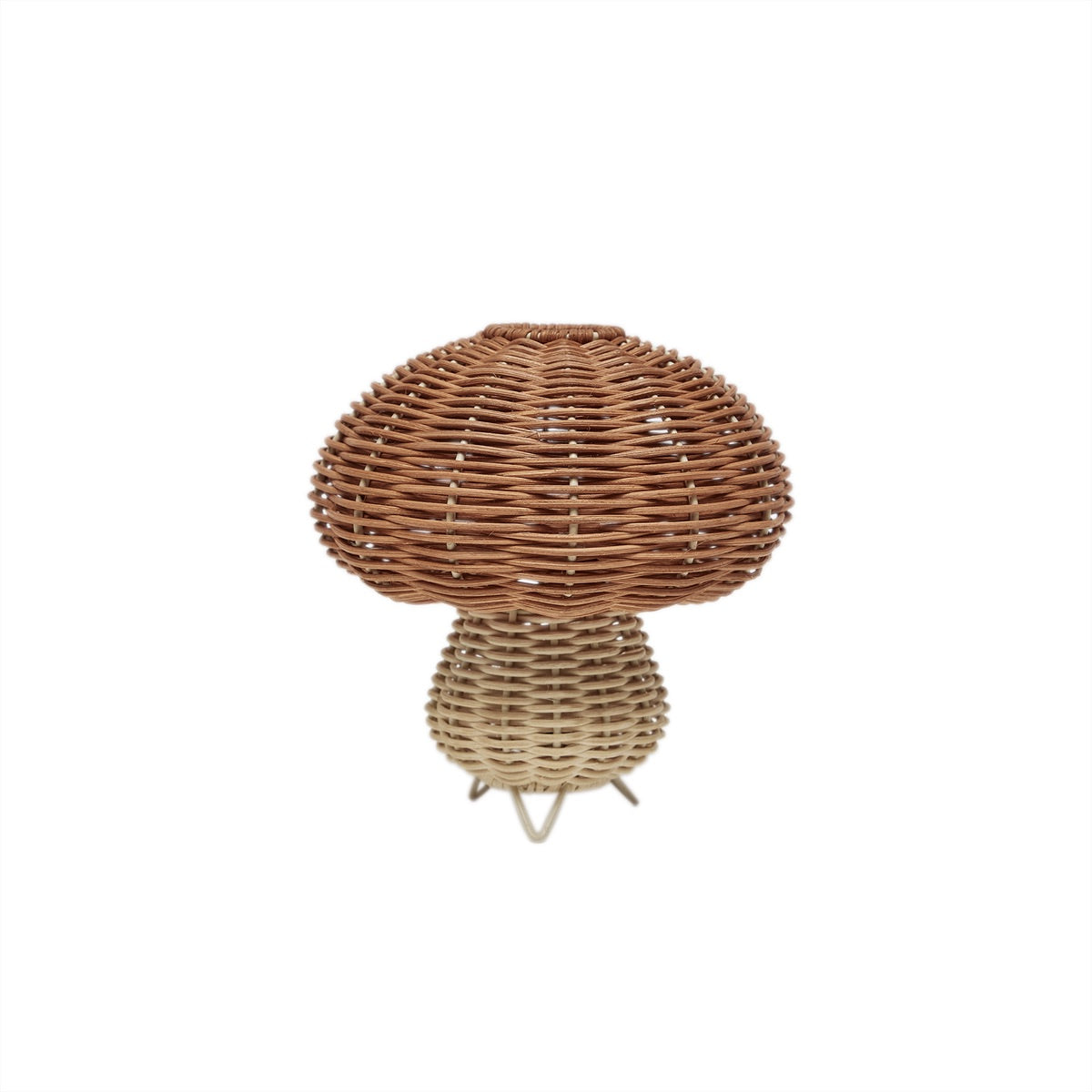 OYOY MINI Mushroom Rattan Night Light Table Lamp