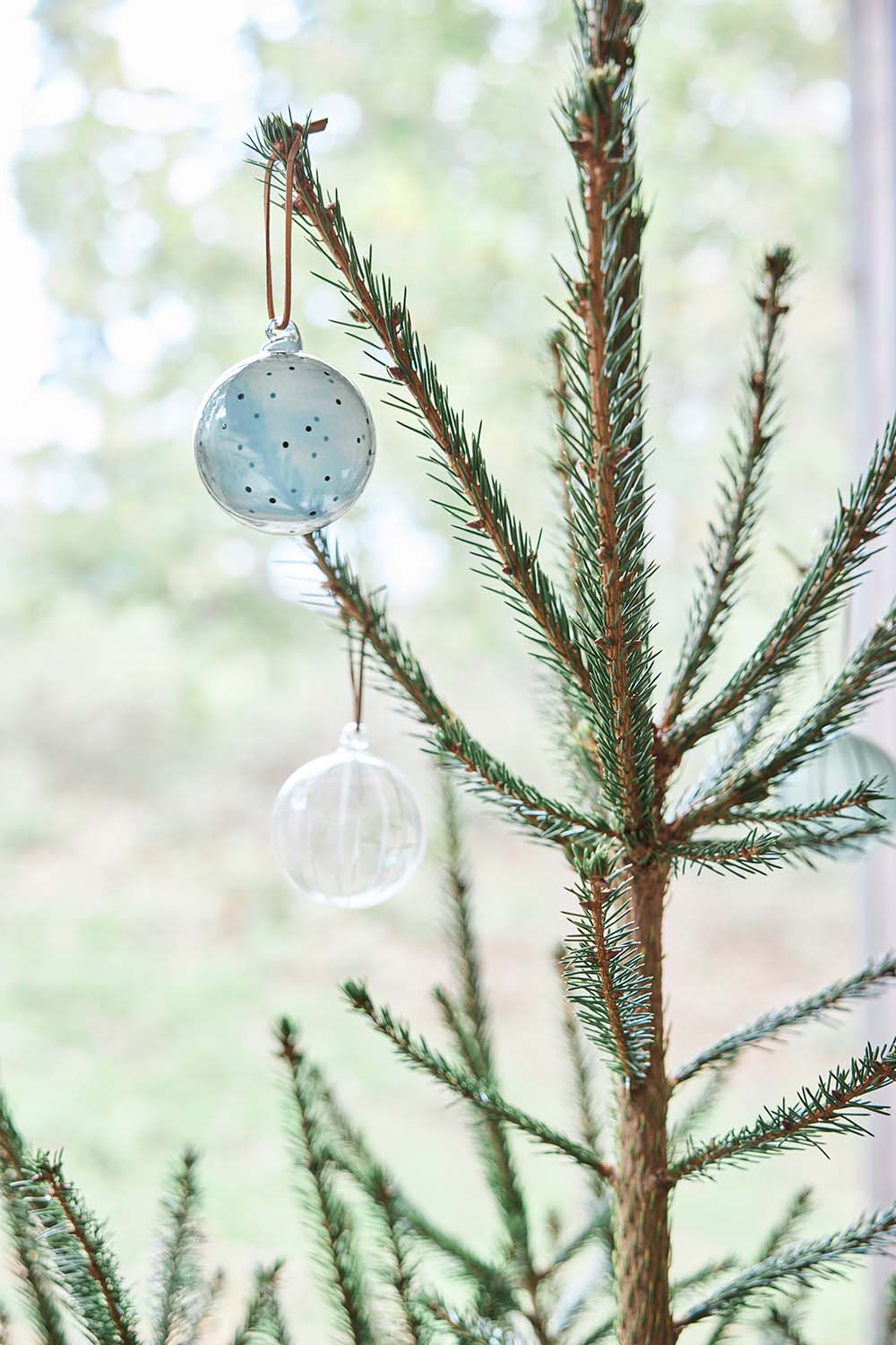 Natale Christmas Glass Ball - Pack of 2