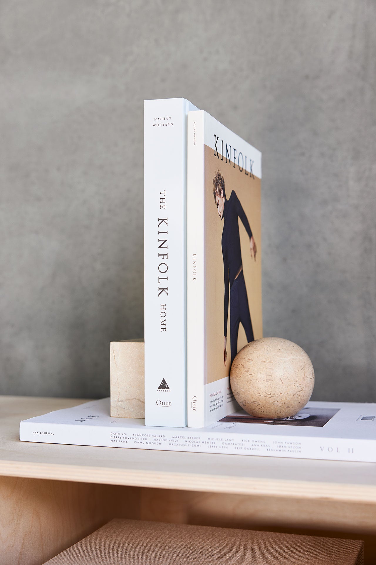 Savi Marble Bookend - Square