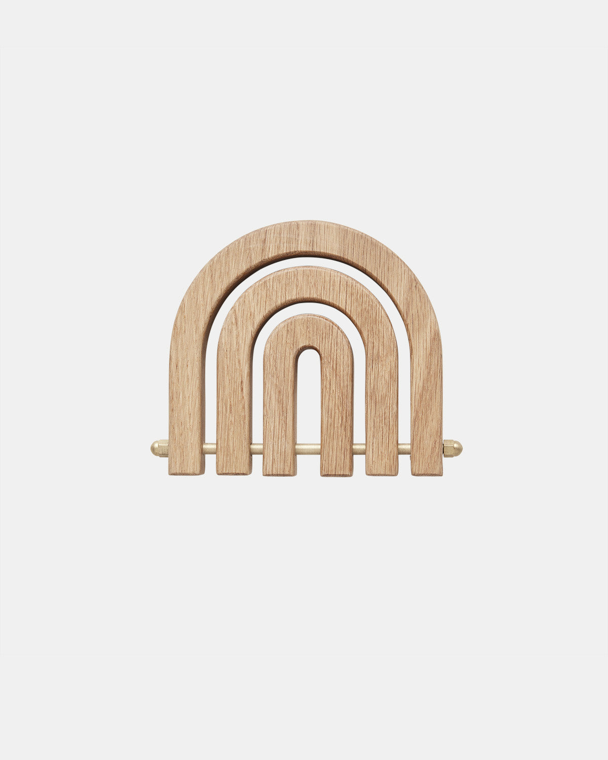 Rainbow Wooden Trivet