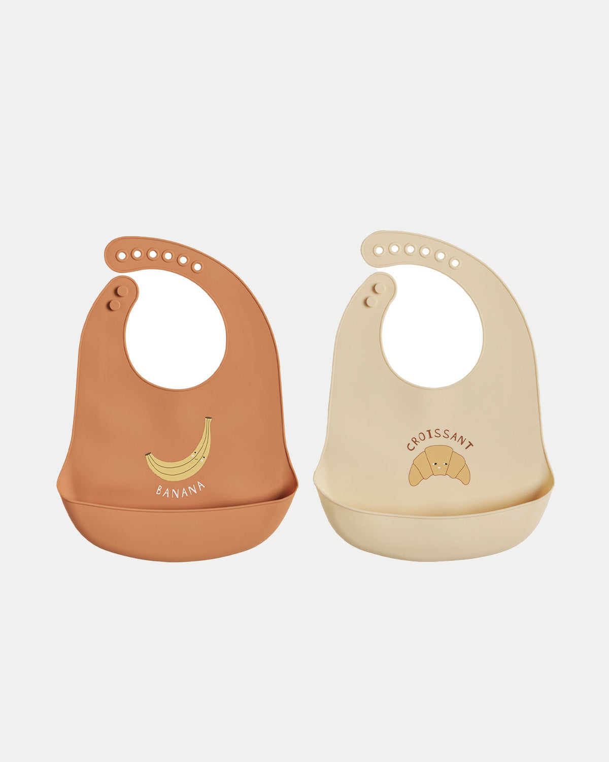 Yummy Silicone Bib - Pack of 2