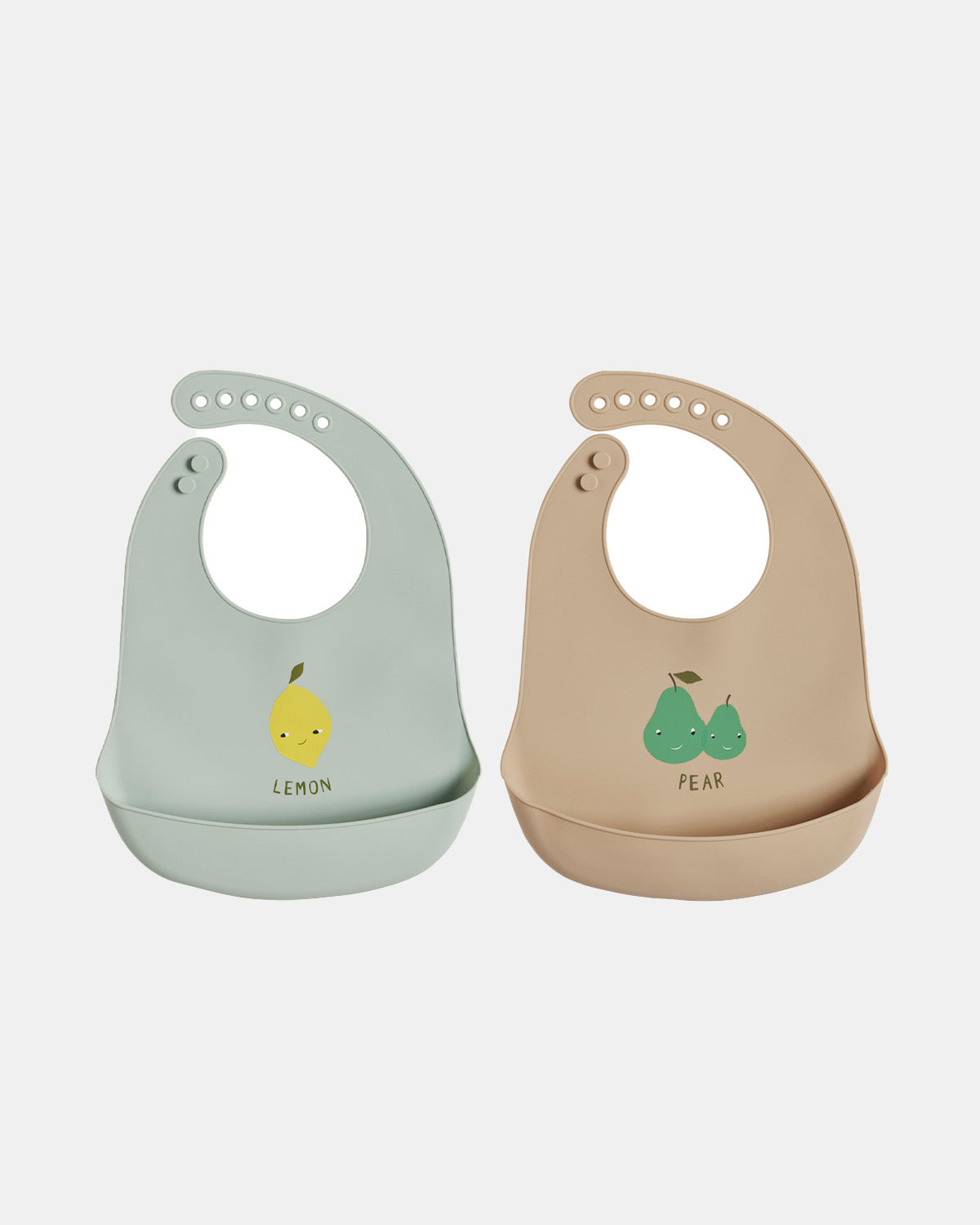 Yummy Silicone Bib - Pack of 2