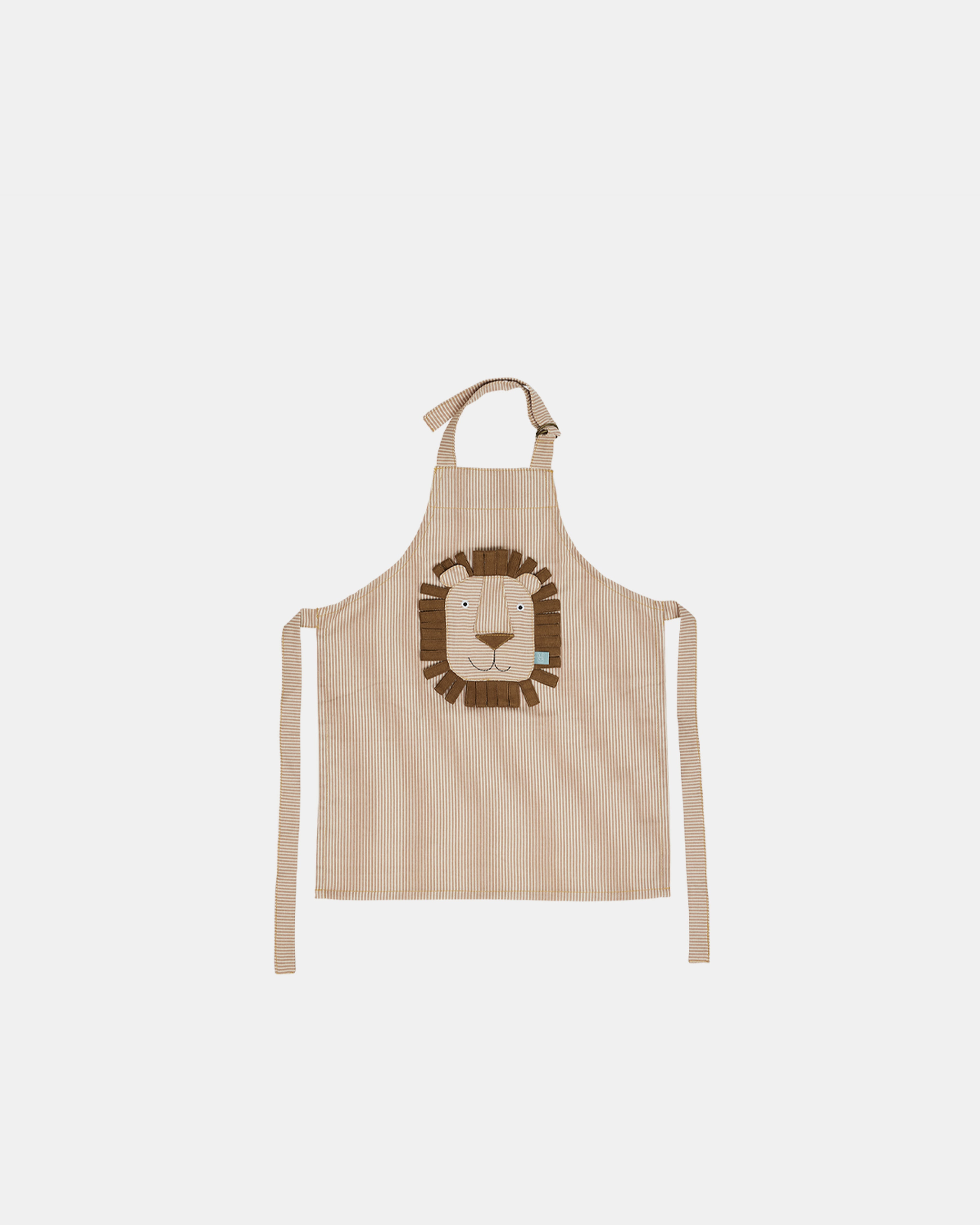 Striped Denim Lion Apron