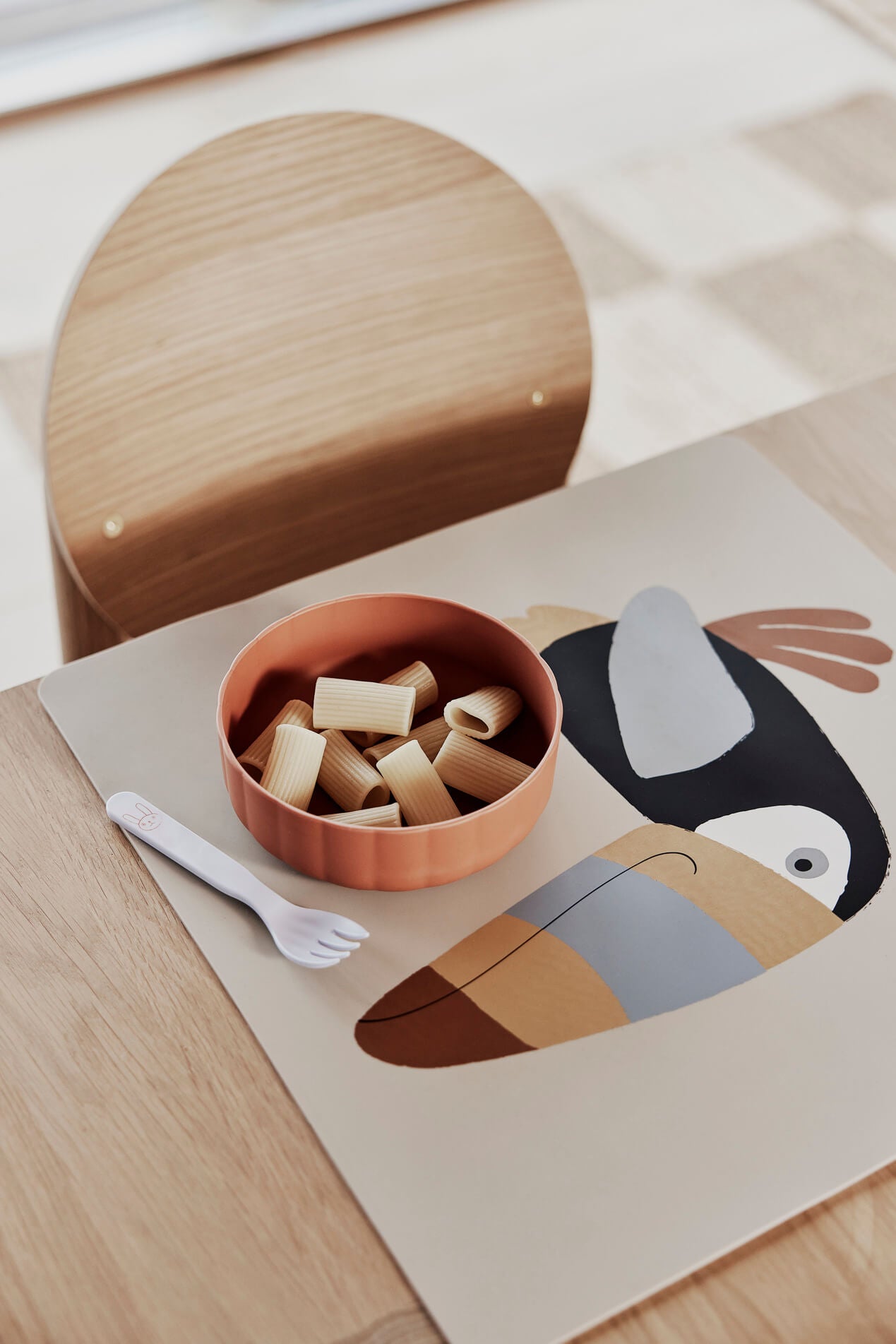 Indlæs billede i Gallery viewer, OYOY MINI Placemat Toucan Placemat 306 Clay
