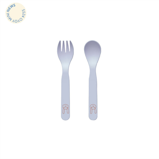 Indlæs billede i Gallery viewer, OYOY MINI Pullo Cutlery Dining Ware 610 Ice Blue
