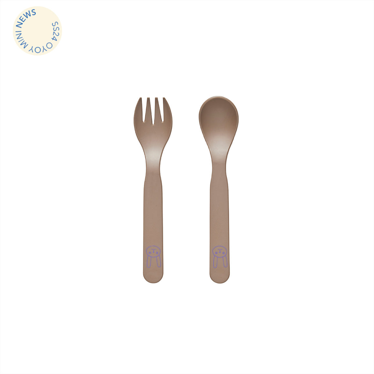 Indlæs billede i Gallery viewer, OYOY MINI Pullo Cutlery Dining Ware 312 Taupe
