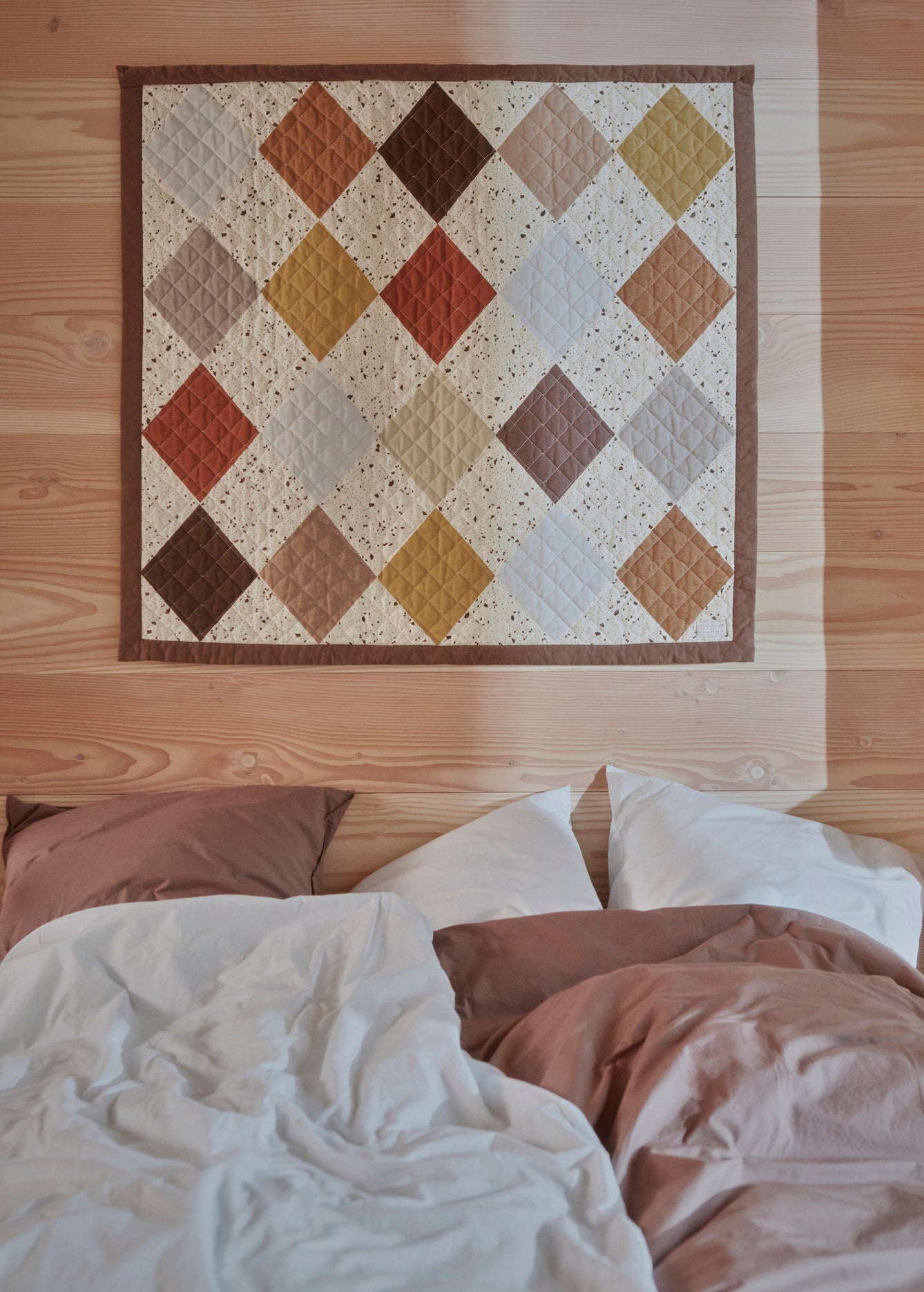 OYOY LIVING Quilted Aya Wall Rug - Large Wallhanger