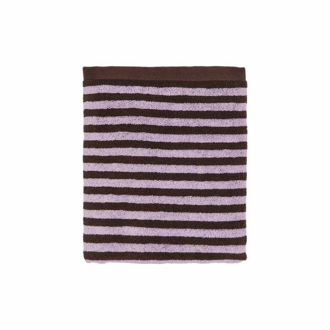 OYOY LIVING Raita Towel - 50x100 cm Towel 502 Purple / Brown