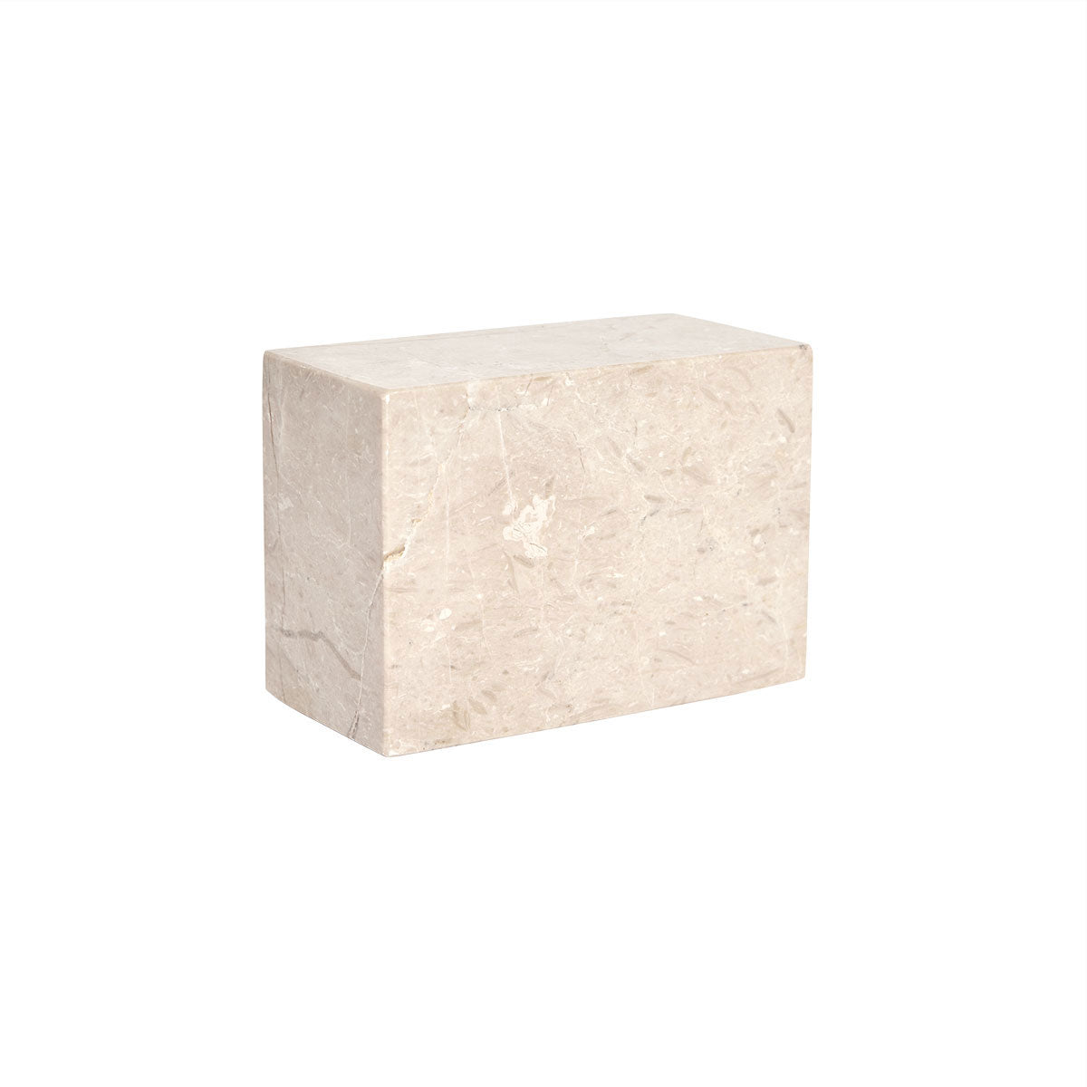 OYOY LIVING Savi Marble Bookend - Square Decoration 103 Beige