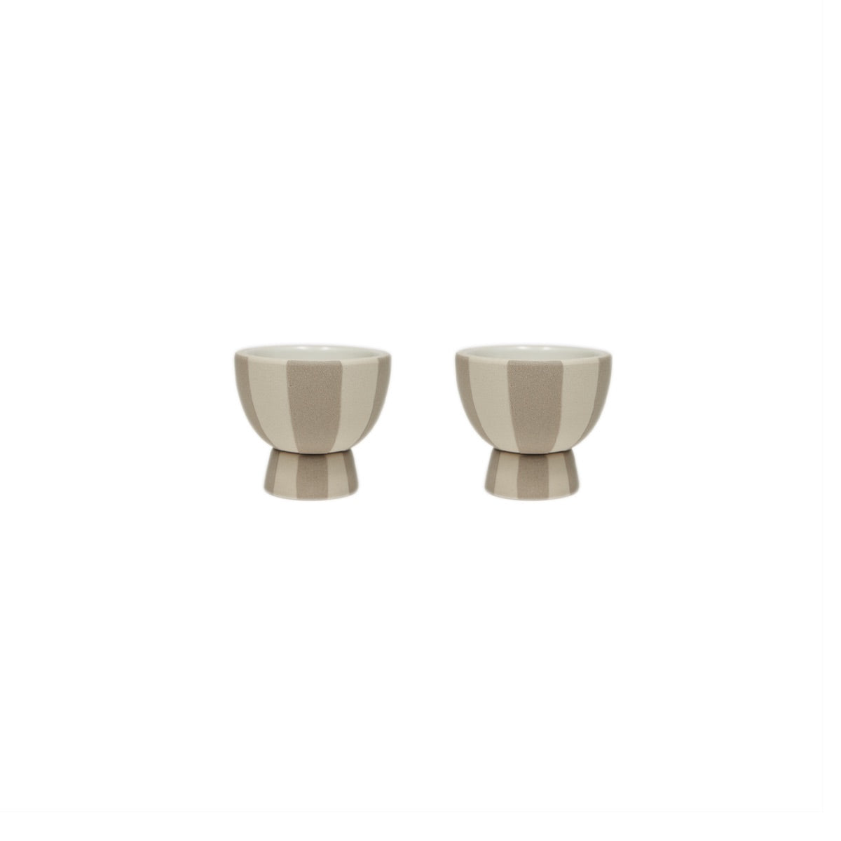 OYOY LIVING Toppu Egg Cup - Pack of 2 Dining Ware 306 Clay