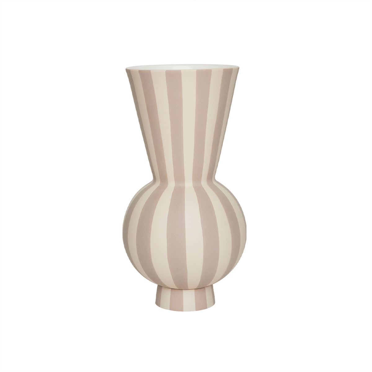 OYOY LIVING Toppu Vase - Round Vase 306 Clay