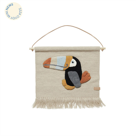 Indlæs billede i Gallery viewer, OYOY MINI Toucan Wallhanger Wallhanger 306 Clay
