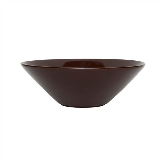 OYOY LIVING Yuka Bowl - Large Dining Ware 911 Dark Terracotta